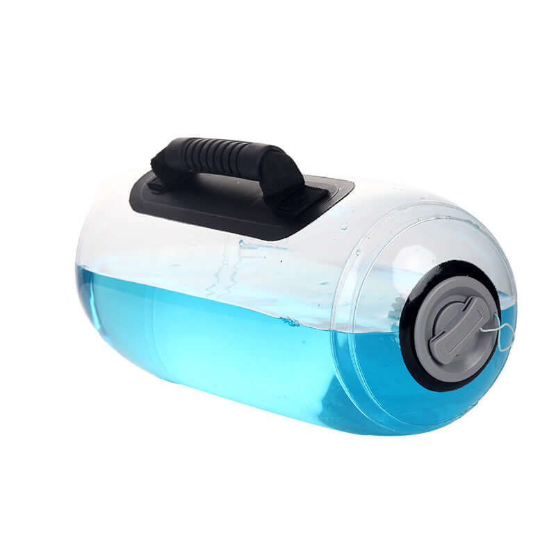Transparent Cylindrical Water Dumbbell Weight Training Equipment