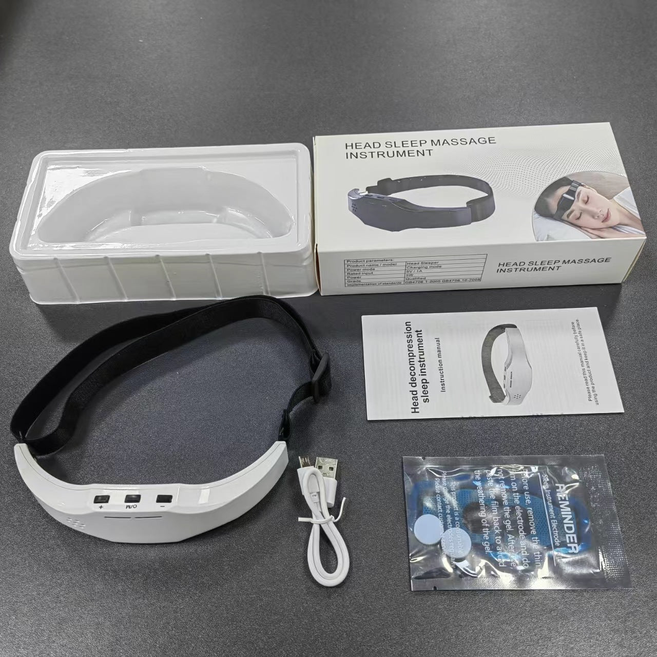 Smart EMS Sleep Aid Electrotherapy Portable Massager Device