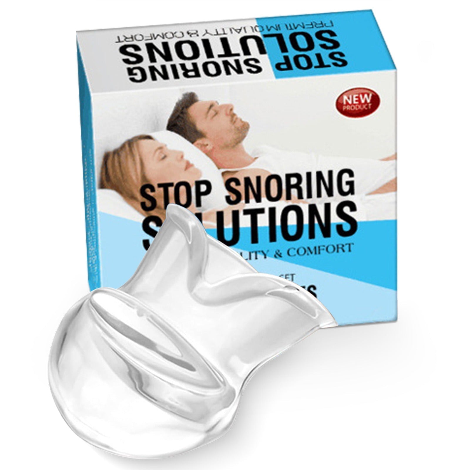 Anti Snoring Tongue Sleeve Silicone Sleep Breathing Device