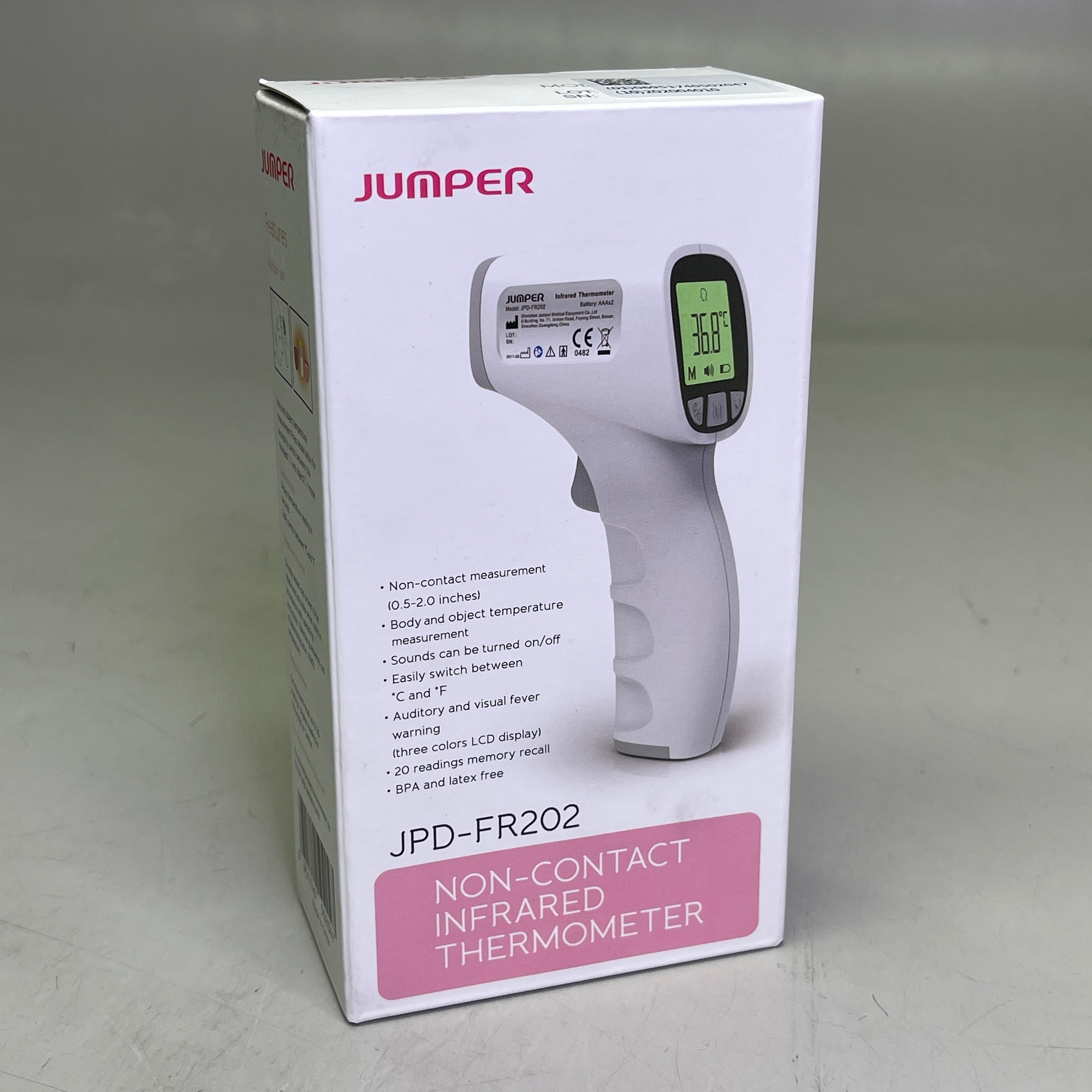 Non Contact Infrared Thermometer JPD FR202 USA Seller