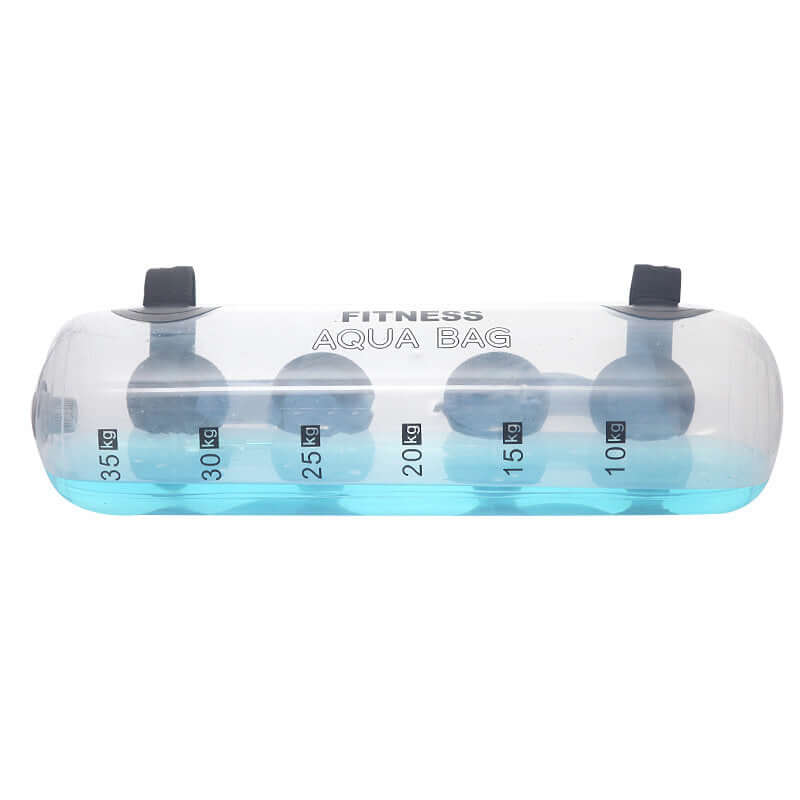 Transparent Cylindrical Water Dumbbell Weight Training Equipment