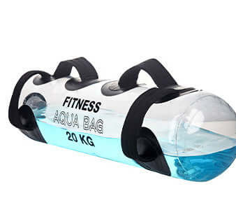 Transparent Cylindrical Water Dumbbell Weight Training Equipment