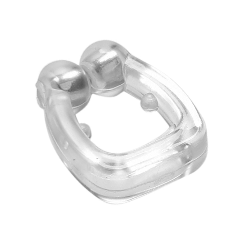 Silicone Magnetic Anti Snore Nose Clip Sleep Device