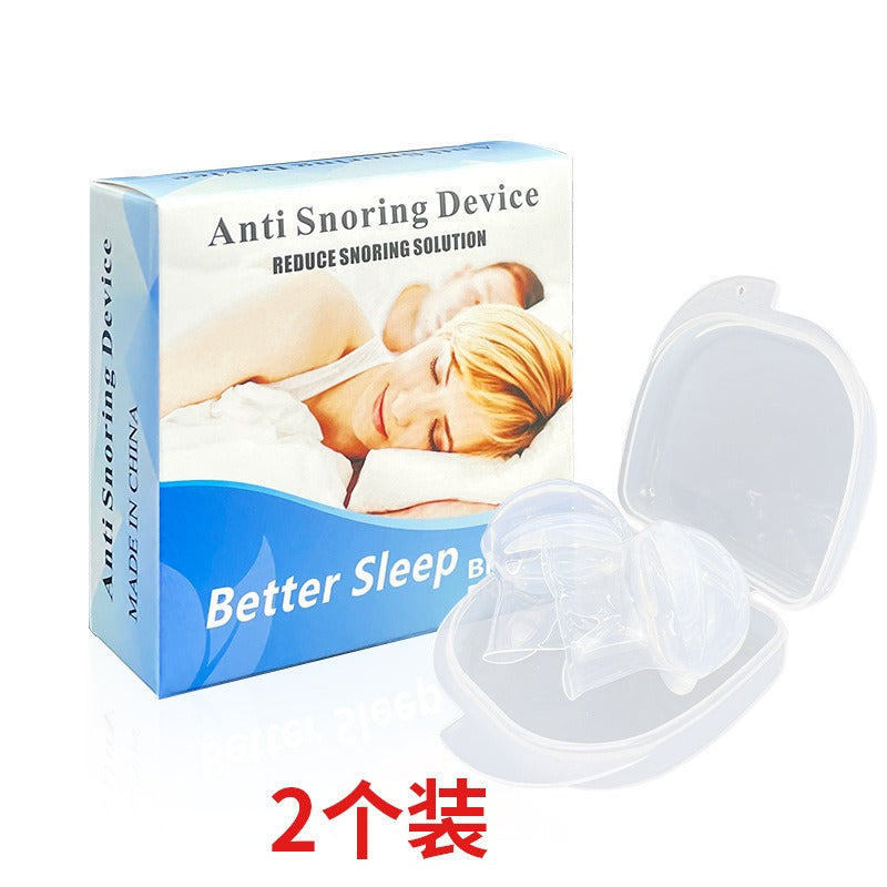 Anti Snoring Tongue Sleeve Silicone Sleep Breathing Device