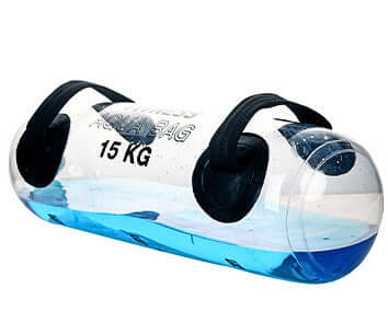 Transparent Cylindrical Water Dumbbell Weight Training Equipment