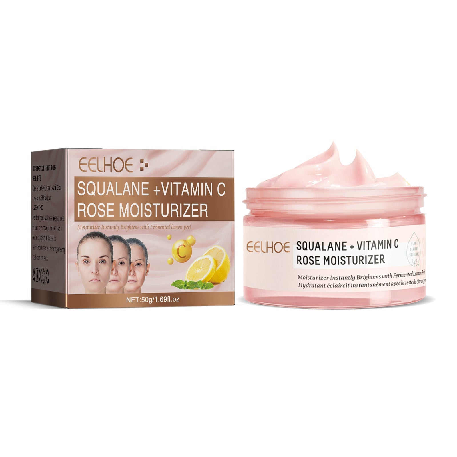 Squalane VC Rose Moisturizing Firming Brightening Face Cream