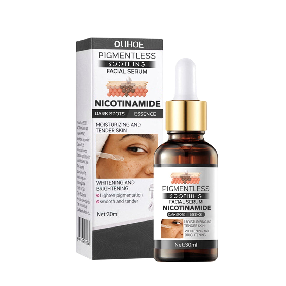 Face Brightening Serum Dark Spot Repair Moisturizer