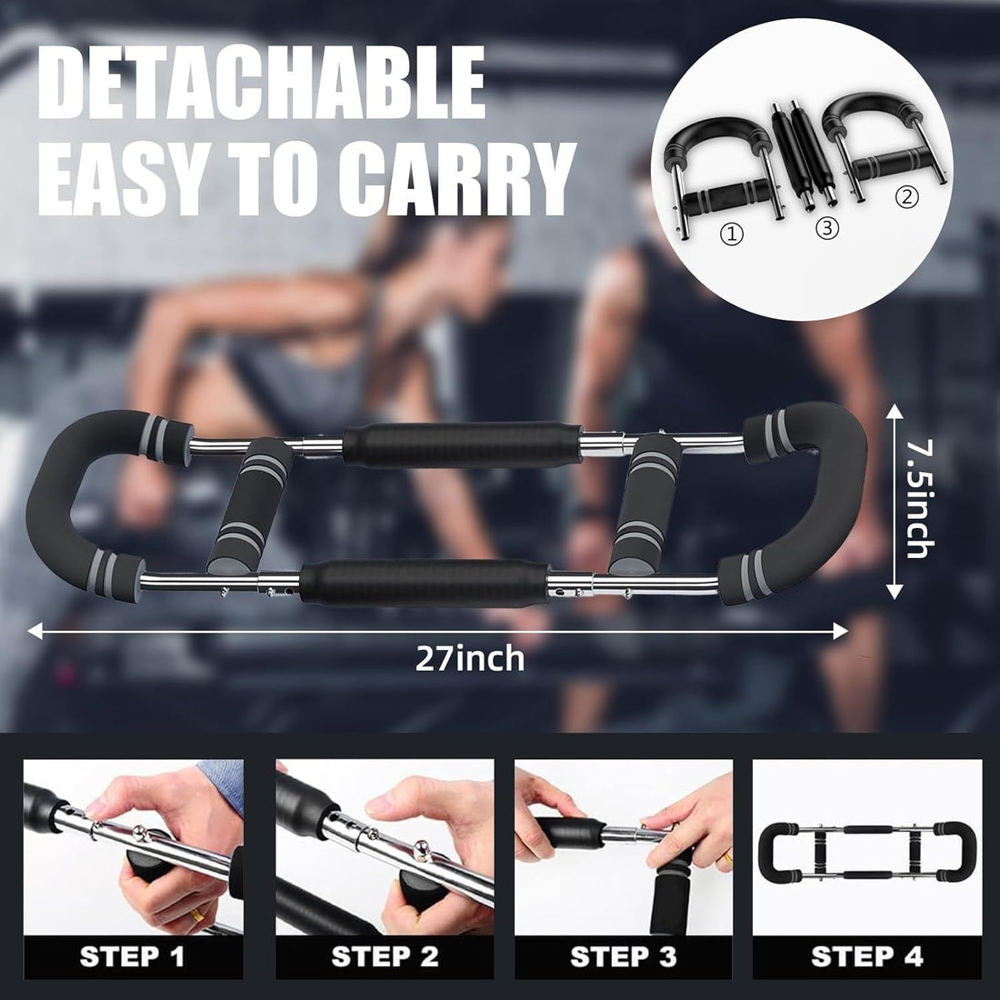 Adjustable U Shaped Arm Chest Strength Training Device