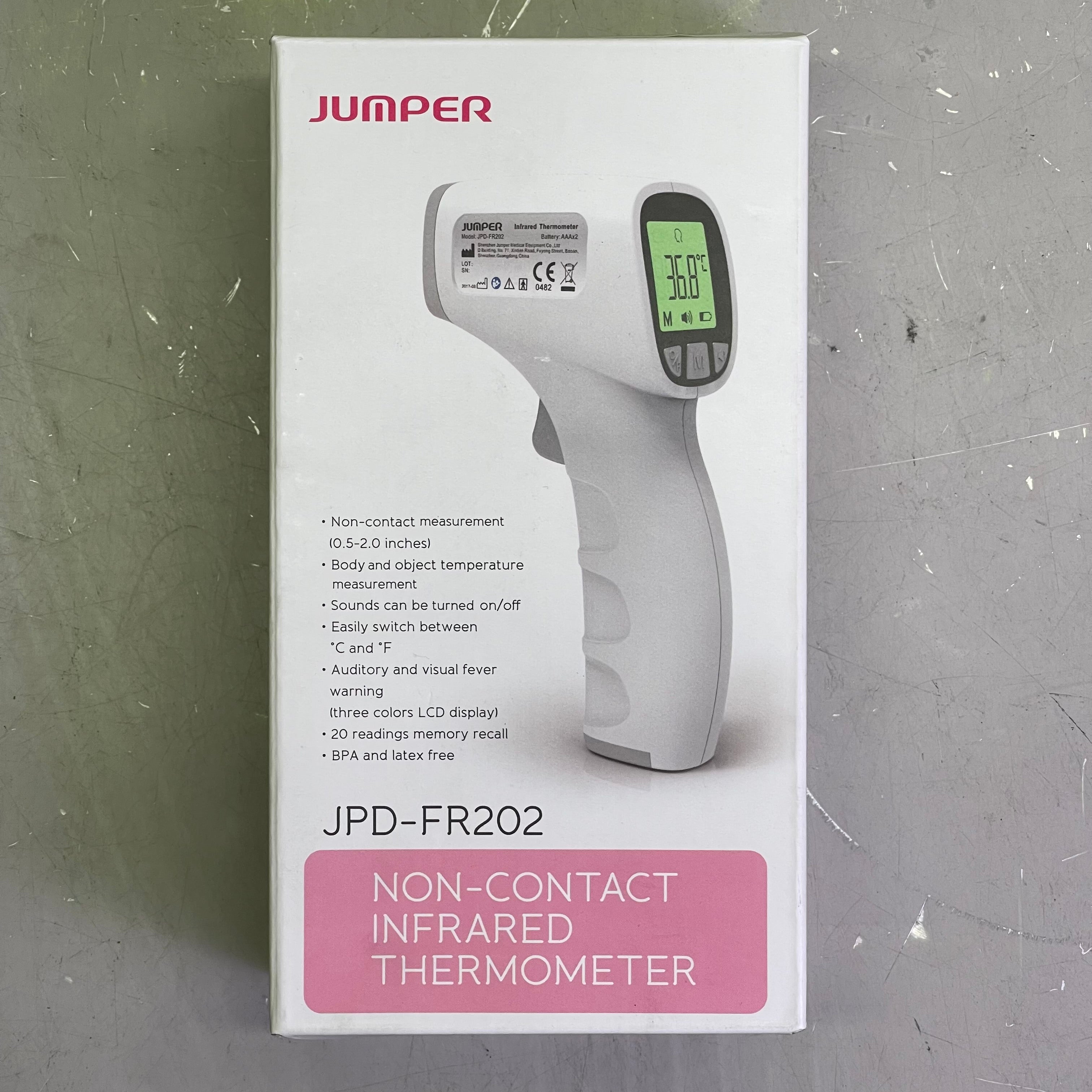 Non Contact Infrared Thermometer JPD FR202 USA Seller