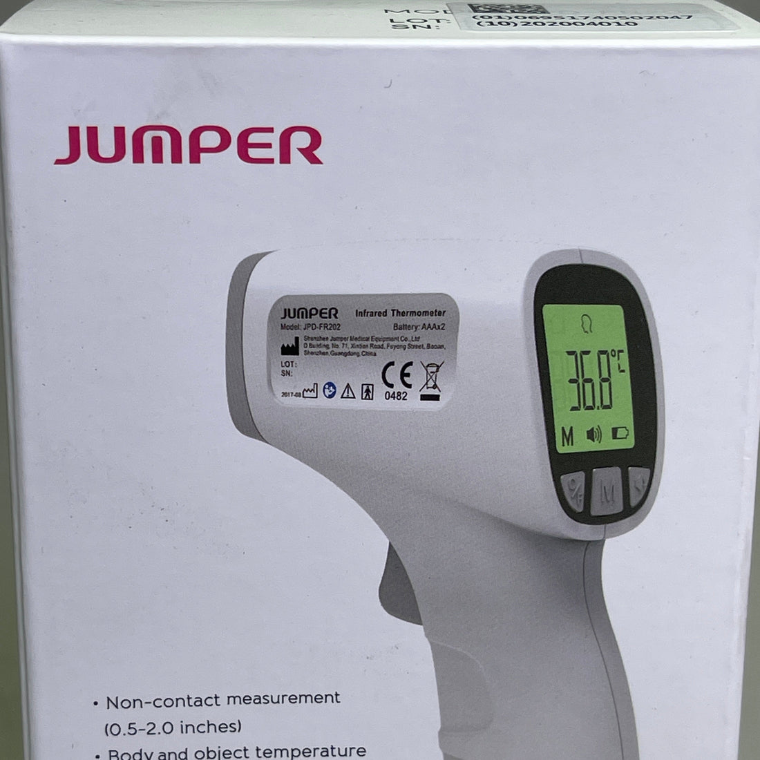 Non Contact Infrared Thermometer JPD FR202 USA Seller