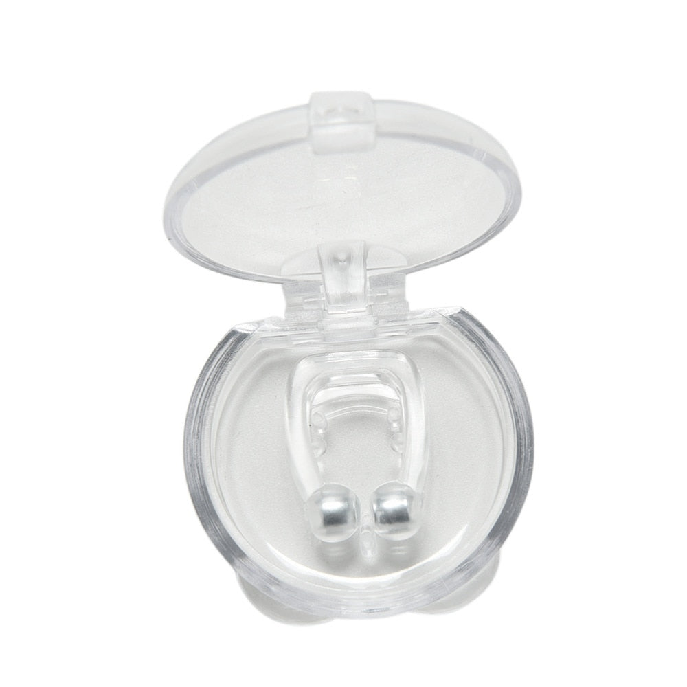 Silicone Magnetic Anti Snore Nose Clip Sleep Device
