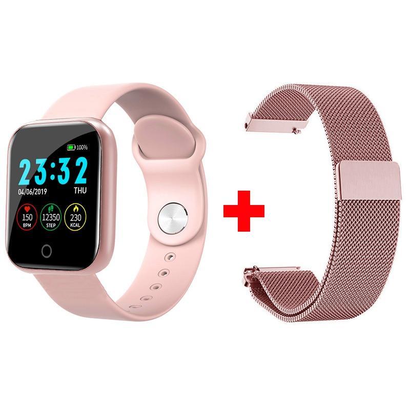 Unisex Smart Watch Fitness Tracker Android iOS Silicone