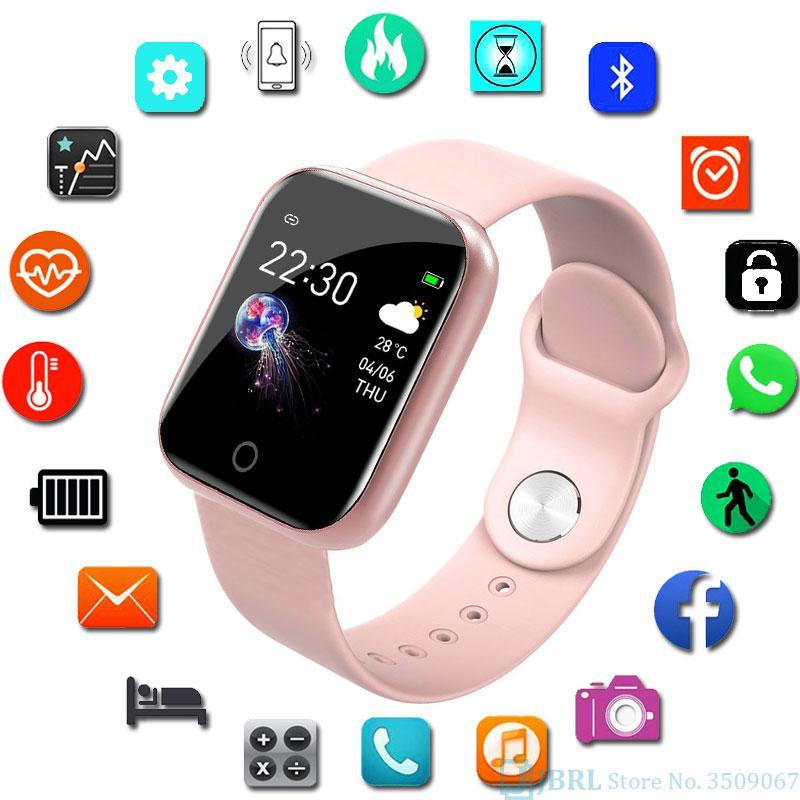 Unisex Smart Watch Fitness Tracker Android iOS Silicone