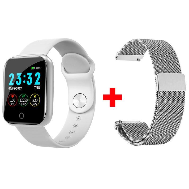 Unisex Smart Watch Fitness Tracker Android iOS Silicone
