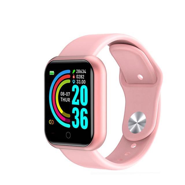 Y68 Bluetooth Smart Watch Waterproof Fitness Tracker