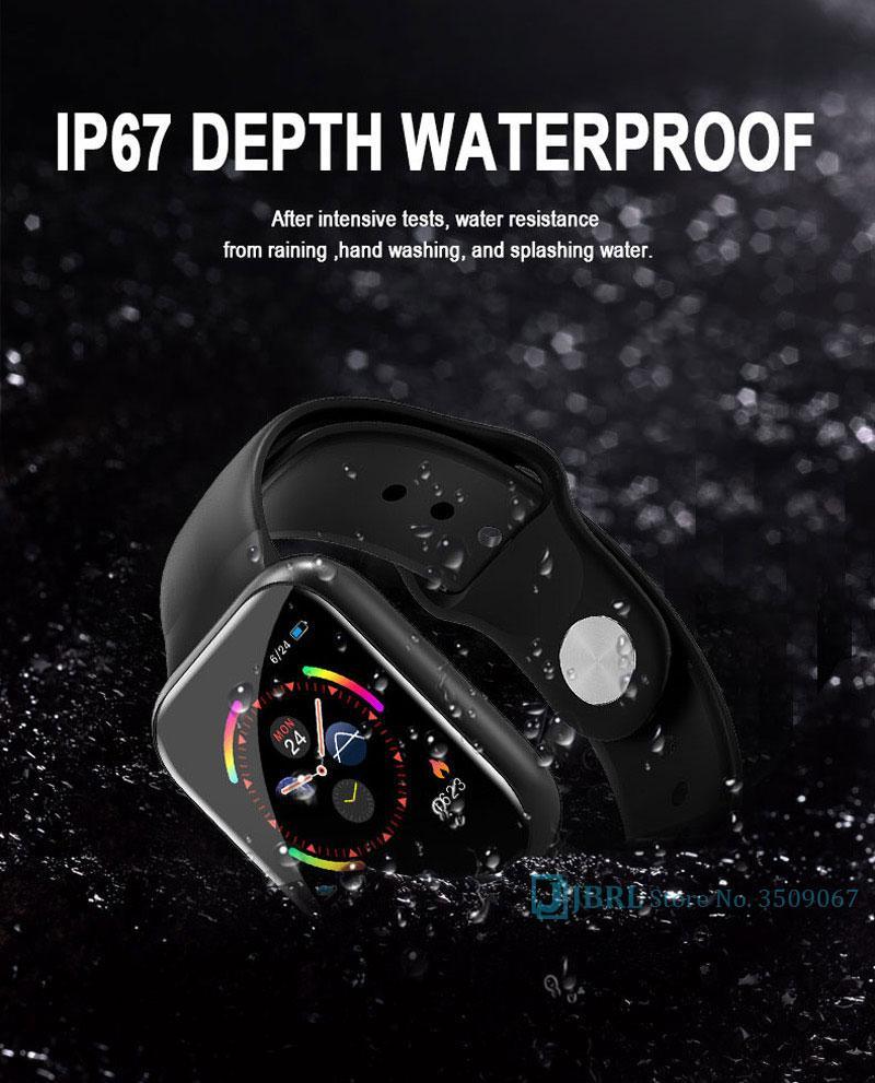 Unisex Smart Watch Fitness Tracker Android iOS Silicone