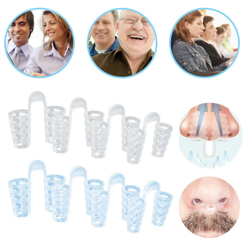 Anti Snore Apnea Nose Clip Breathing Sleep Device