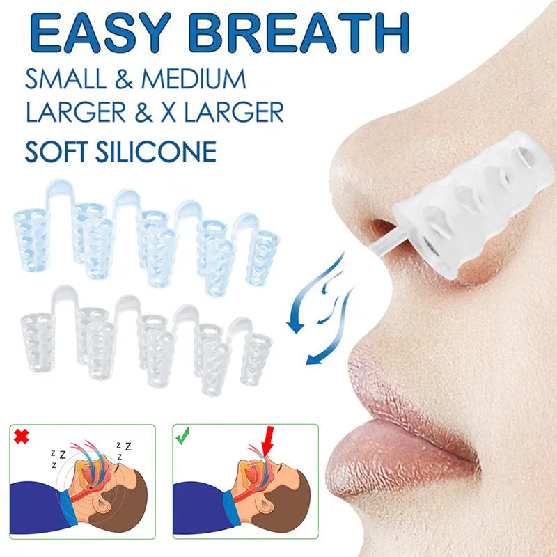 Anti Snore Apnea Nose Clip Breathing Sleep Device