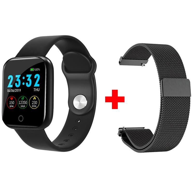 Unisex Smart Watch Fitness Tracker Android iOS Silicone