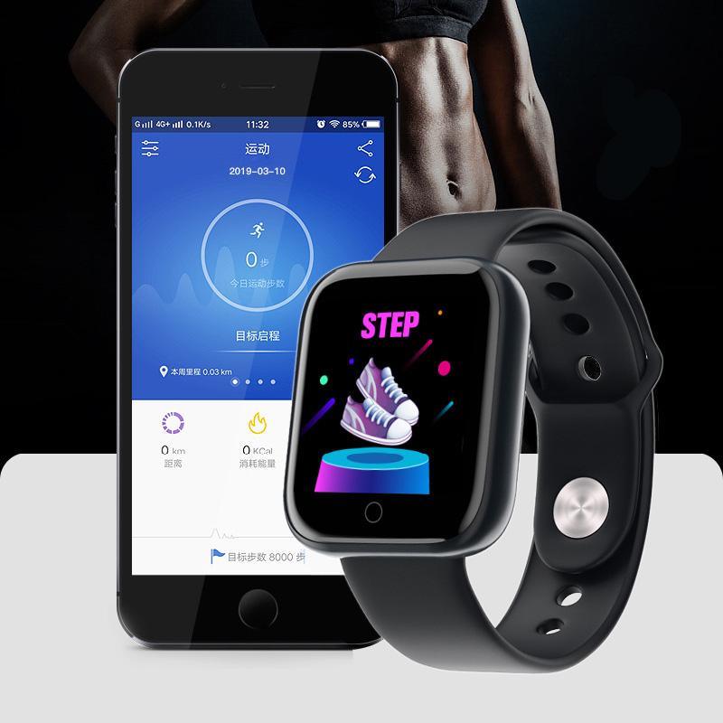 Y68 Bluetooth Smart Watch Waterproof Fitness Tracker
