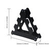 Practical Fitness Equipment Storage 6 Slot Dumbbell Rack