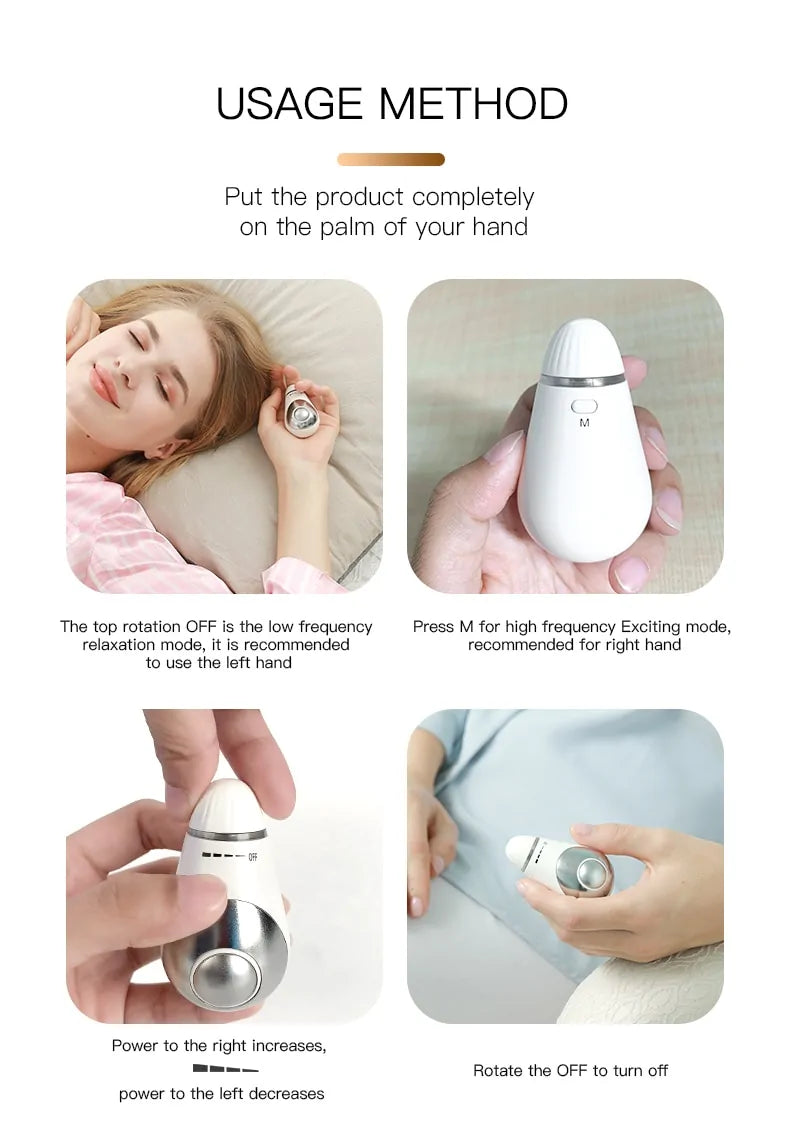 USB Microcurrent Sleep Aid Pressure Relief Device