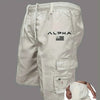 American Flag Eagle Cargo Shorts - Multi-Pocket