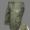 American Flag Eagle Cargo Shorts - Multi-Pocket