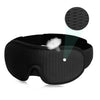 Black Soft Padded Adjustable Sleeping Eye Mask
