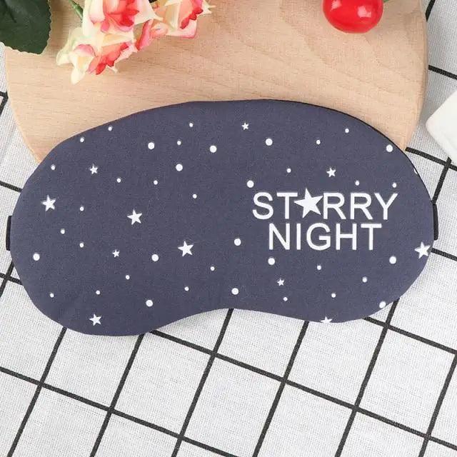 Kids Colorful Cartoon Sleeping Mask Travel Eye Cover