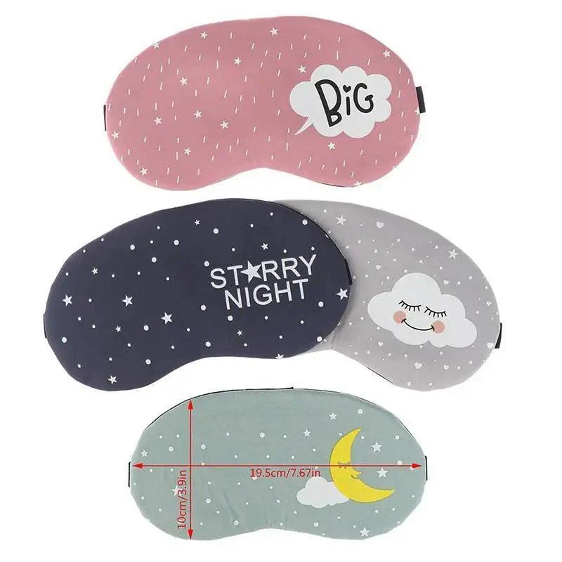 Kids Colorful Cartoon Sleeping Mask Travel Eye Cover