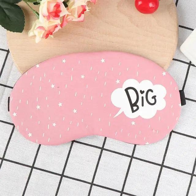 Kids Colorful Cartoon Sleeping Mask Travel Eye Cover