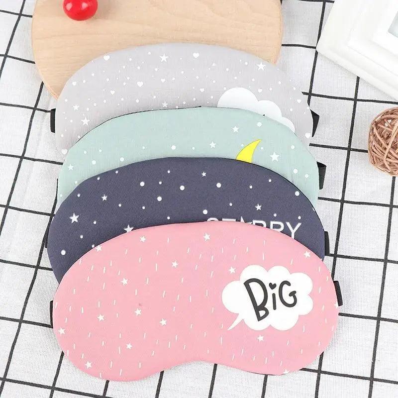 Kids Colorful Cartoon Sleeping Mask Travel Eye Cover