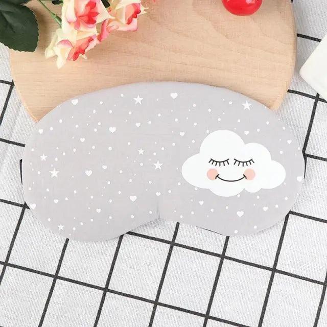 Kids Colorful Cartoon Sleeping Mask Travel Eye Cover
