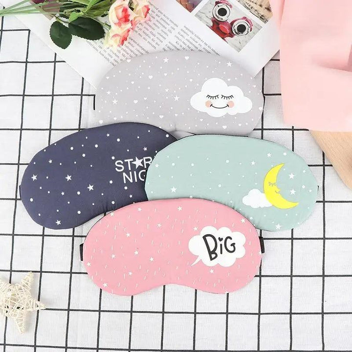 Kids Colorful Cartoon Sleeping Mask Travel Eye Cover
