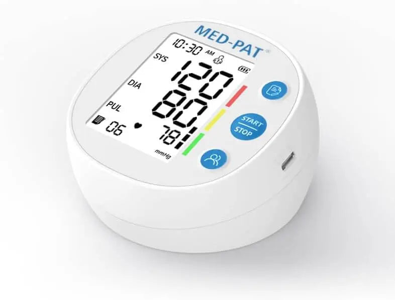 Med Pat BP R Round Blood Pressure Monitor
