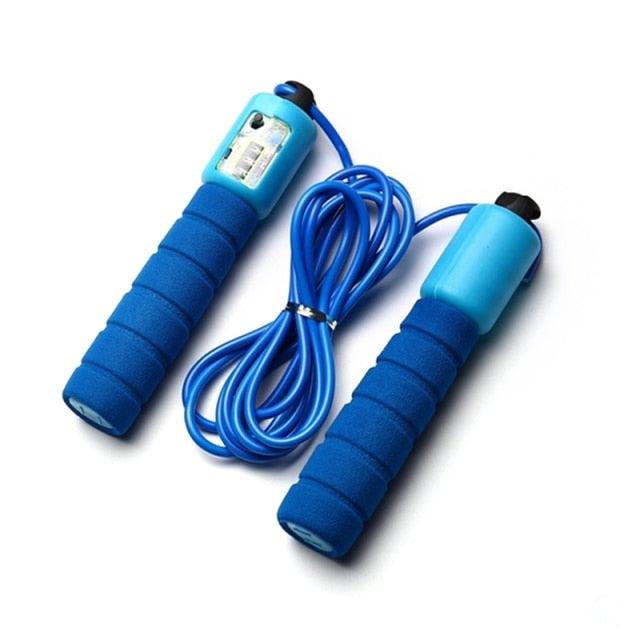 Professional Sponge Jump Rope Electronic Counter Adjustable Speed