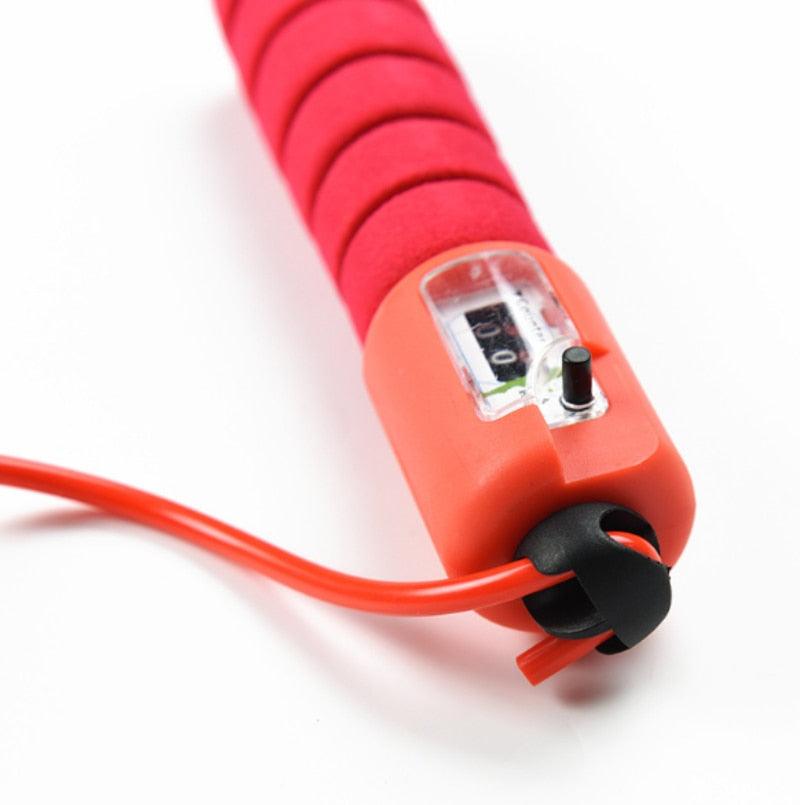 Professional Sponge Jump Rope Electronic Counter Adjustable Speed