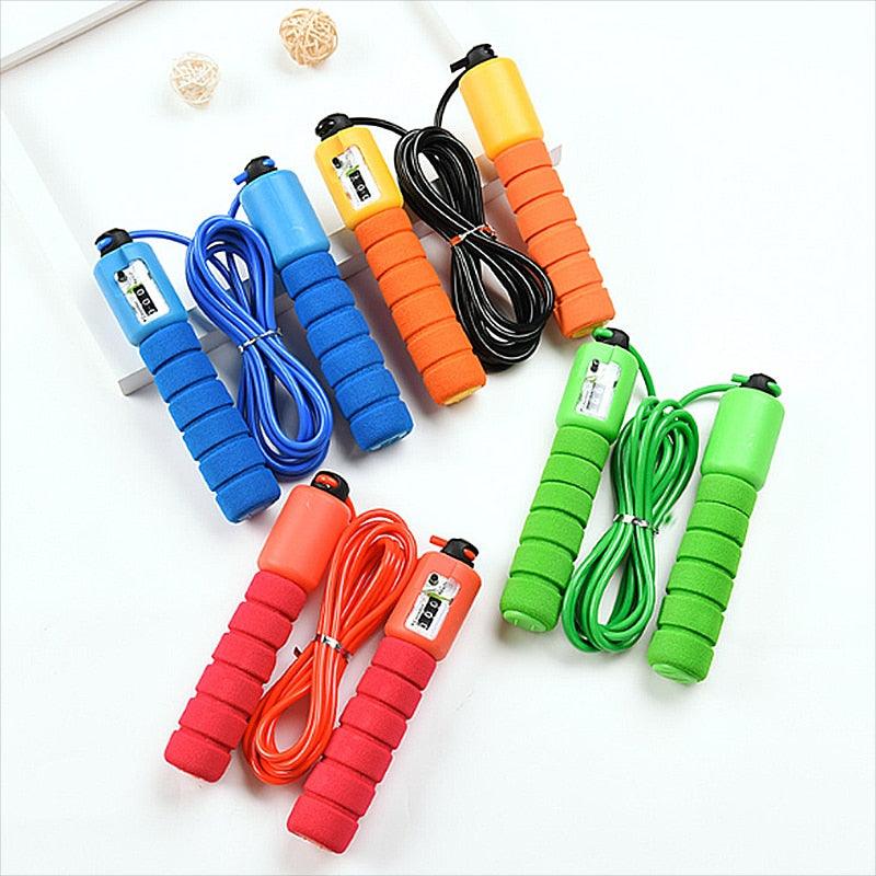 Professional Sponge Jump Rope Electronic Counter Adjustable Speed