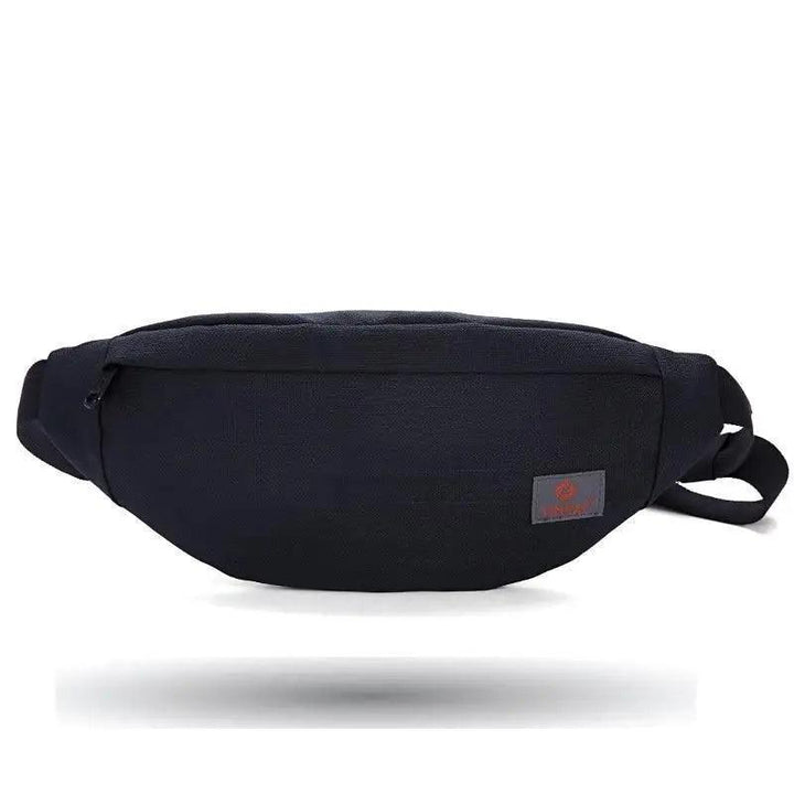 Simple Black Running Cycling Fanny Pack Waist Bag