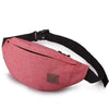 Simple Black Running Cycling Fanny Pack Waist Bag